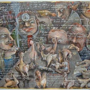 Painting titled "Victimas de la glob…" by Eduardo Gualdoni, Original Artwork