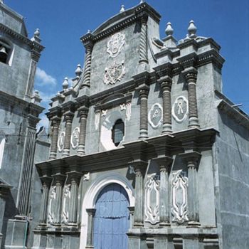 Fotografía titulada "León, Nicaragua. Ig…" por Guillermo Aurelio Barón Cabut, Obra de arte original