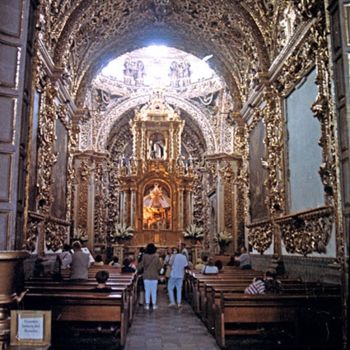 Photographie intitulée "Puebla, México. Igl…" par Guillermo Aurelio Barón Cabut, Œuvre d'art originale