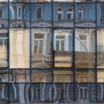 Fotografia intitulada "distorting windows" por Ievgen Gubareni, Obras de arte originais