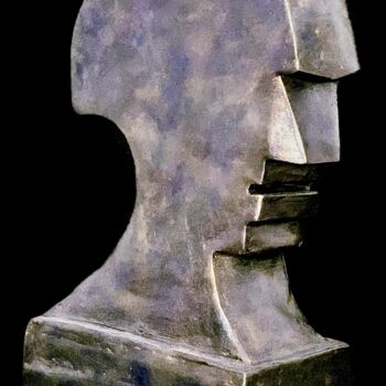 Sculpture intitulée "ADAM patine bronze" par Gubé, Œuvre d'art originale, Argile