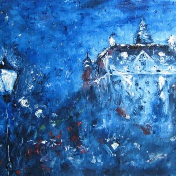 Картина под названием "Ночь" - Михаил Губкин, Подлинное произведение искусства