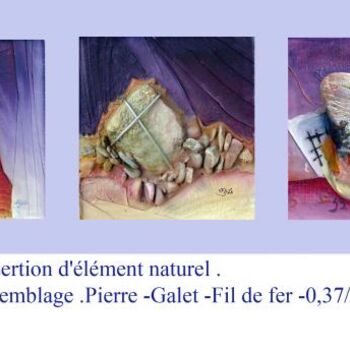 Peinture intitulée "insertion insolite" par Guedabdou, Œuvre d'art originale