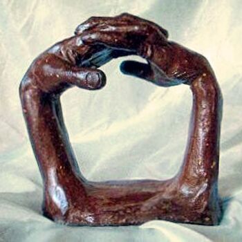 Sculpture titled "lien" by Lyesse Guedri, Original Artwork