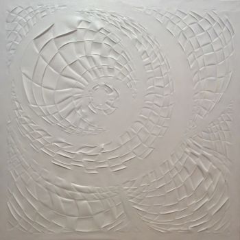 Malerei mit dem Titel "Monochrome 6" von Thierry Guého, Original-Kunstwerk, Acryl