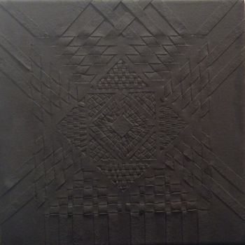 Painting titled "Monochrome 3" by Thierry Guého, Original Artwork, Acrylic