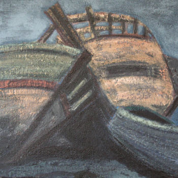 Pittura intitolato "camaret-15" da Guénaël Henrion, Opera d'arte originale