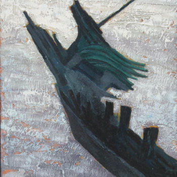 Malerei mit dem Titel "camaret-14" von Guénaël Henrion, Original-Kunstwerk