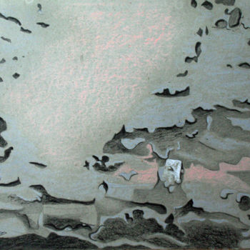 Рисунок под названием "Ailleurs  1983   4" - Guénaël Henrion, Подлинное произведение искусства, Карандаш