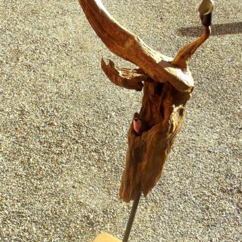 Sculpture intitulée "Arbre phénix sculpt…" par Guenzone, Œuvre d'art originale, Céramique
