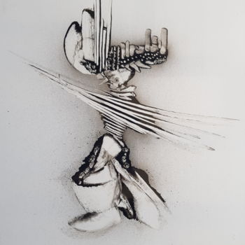 Peinture intitulée "EQUILIBRIUM Abstrac…" par Guenzone, Œuvre d'art originale, Bombe aérosol