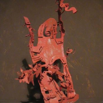 Sculpture intitulée "serie "frivolité"" par Gilles Guerber, Œuvre d'art originale, Métaux