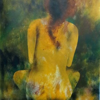 Painting titled "In Dream" by Guffar Babu, Original Artwork, Acrylic