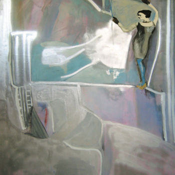 Ζωγραφική με τίτλο "Me and Bobby McGee" από Gugi Goo, Αυθεντικά έργα τέχνης, Ακρυλικό