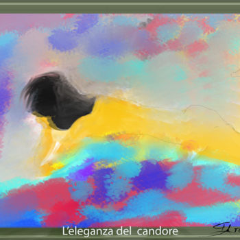 Digital Arts με τίτλο "L'eleganza del cand…" από Guglielmo Arcieri, Αυθεντικά έργα τέχνης