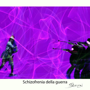 Digitale Kunst mit dem Titel "Schizofrenia della…" von Guglielmo Arcieri, Original-Kunstwerk