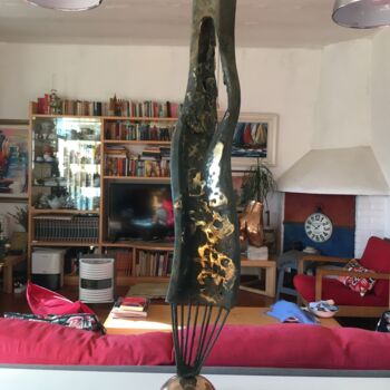 Sculpture intitulée "Forma elegante" par Guglielmo Ferraiola, Œuvre d'art originale, Bronze