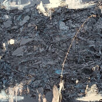 Картина под названием "Combustione n.2" - Guido Guzzo, Подлинное произведение искусства, Эмаль