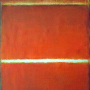 Painting titled "No. 1400_Break of d…" by Guido Lötscher, Original Artwork, Oil Mounted on Wood Stretcher frame