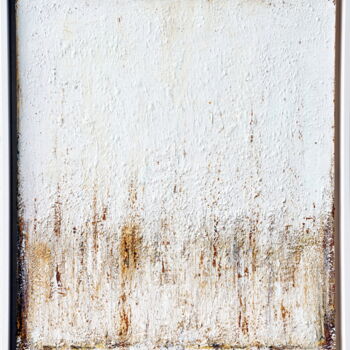 Painting titled "No. 2008_Texture bo…" by Guido Lötscher, Original Artwork, Oil Mounted on Wood Panel
