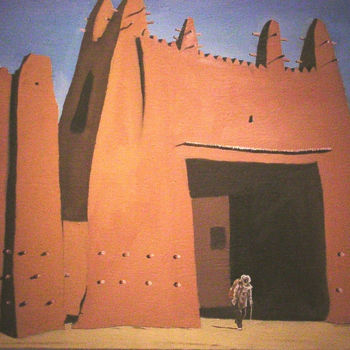 "Porte du Sahara" başlıklı Tablo Guido Mannini tarafından, Orijinal sanat, Petrol