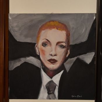 Peinture intitulée "Annie Lennox" par Guido Mori, Œuvre d'art originale, Huile