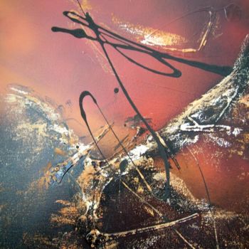 Картина под названием "Signe" - Guillaume Vincent, Подлинное произведение искусства, Акрил Установлен на Деревянная рама для…
