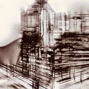 Digitale Kunst mit dem Titel ".....&lt;" von Guillaume Vincent, Original-Kunstwerk, Fotomontage