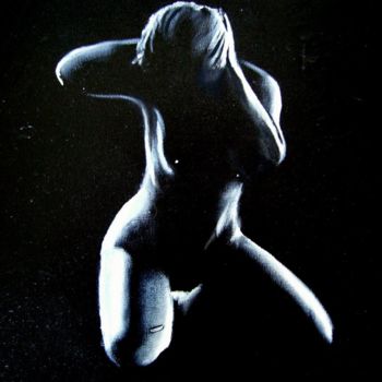 Картина под названием "Copie google image 2" - Guillaume Vincent, Подлинное произведение искусства, Масло Установлен на Дере…