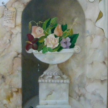 Painting titled "niche" by Guilhem Spatola, Original Artwork