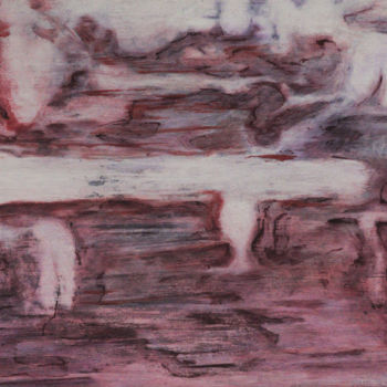 Pintura intitulada "Abstract City #2" por Guillaume Canva (.cG.), Obras de arte originais, Acrílico