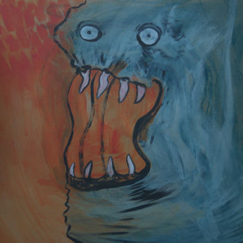제목이 "Monster #"인 미술작품 Guillaume Canva (.cG.)로, 원작, 아크릴