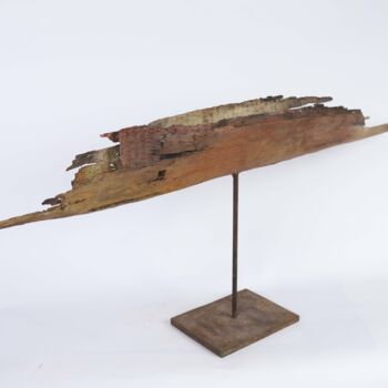 Escultura titulada "Grande Barque" por Guillaume Couffignal, Obra de arte original, Bronce