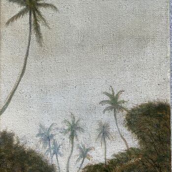 Malerei mit dem Titel "L'étang St Paul" von Guillaume Lebourg, Original-Kunstwerk, Öl