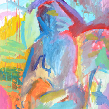 Pintura titulada "femme" por Guillaume Pelican, Obra de arte original