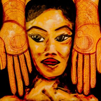 Fotografia intitulada "Henna-Groß" por Guillermo El Oso, Obras de arte originais, Fotografia digital