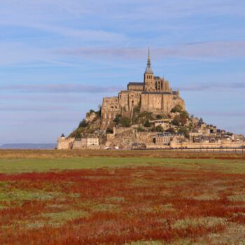 Photography titled "Mont Saint-Michel" by Gulender Koc, Original Artwork, Digital Photography