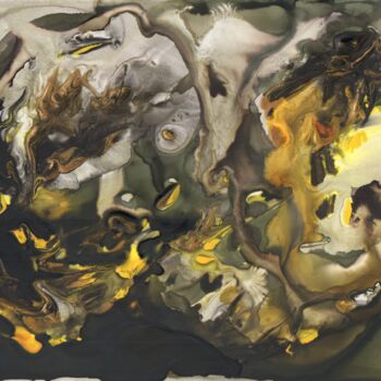 Картина под названием "Faces of Death (Car…" - Gustavo Adolfo Díaz Sánchez (El Gus), Подлинное произведение искусства, Аквар…