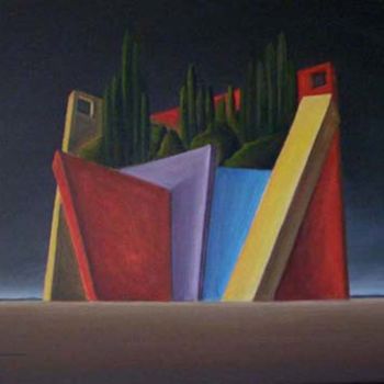 Painting titled "el misterio de bock…" by Gustavo Boggia, Original Artwork, Acrylic