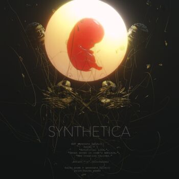 Digitale Kunst getiteld "Synthetica" door Gustavo Castillo, Origineel Kunstwerk, 3D-modellering
