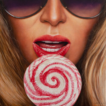 Painting titled "Sweet Desire" by Gustavo Fernandes, Original Artwork, Oil