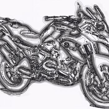 Digital Arts titled "MOTO" by Gustavo Moller, Original Artwork, 2D Digital Work