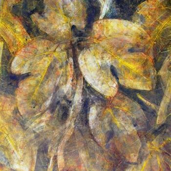 Pintura titulada "higuera dorada" por Gustavo Moller, Obra de arte original