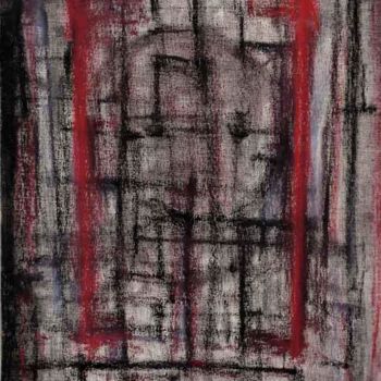 Painting titled "Abstract From 96" by Gustavo Pereira, Original Artwork, Oil Mounted on Wood Panel