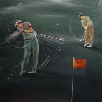 Pintura titulada "Golf II" por Gustavo Lòpez-Cobo, Obra de arte original