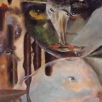 Pintura titulada "Visiones desde form…" por Gustavo Lòpez-Cobo, Obra de arte original