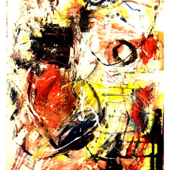 Pittura intitolato "abstrait1" da Guy Bailey, Opera d'arte originale, Acrilico