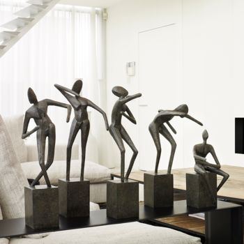 Скульптура под названием "In Harmony - Set of…" - Guy Buseyne, Подлинное произведение искусства, Бронза