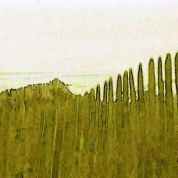 Arts numériques intitulée "barricades" par Guy Chaise, Œuvre d'art originale, Peinture numérique