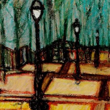 Painting titled "Montmartre" by Guy Chaise, Original Artwork, Oil